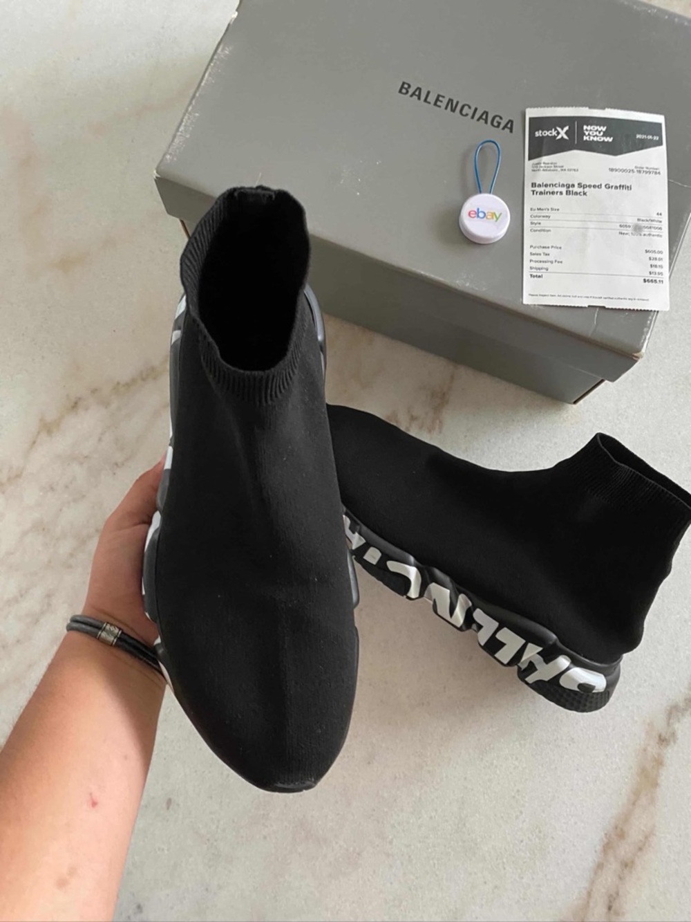 Balenciaga speed trainer graffiti - Picture 2 of 9